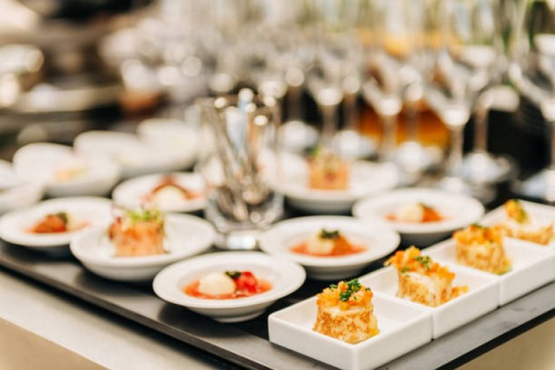 buffet coquetel evento corporativo