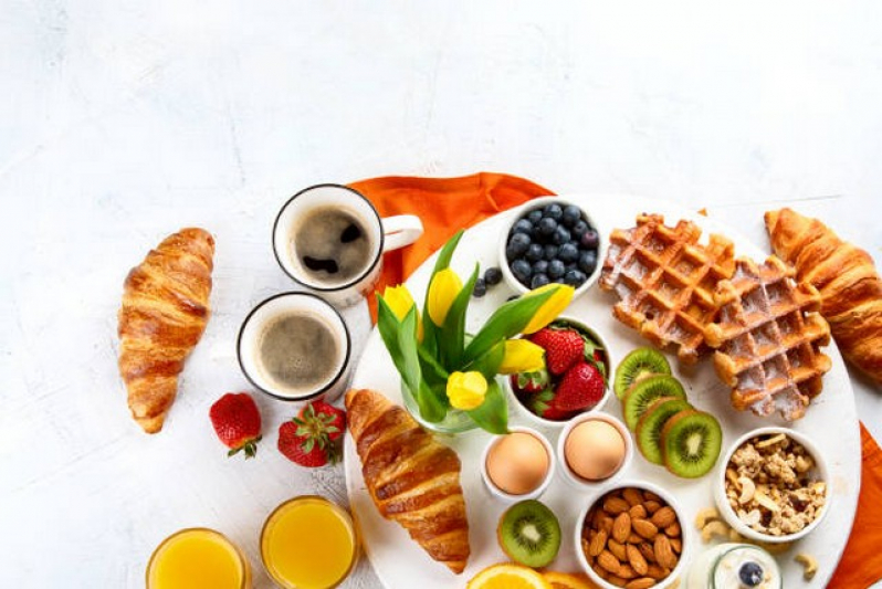 buffet de coffee break empresarial