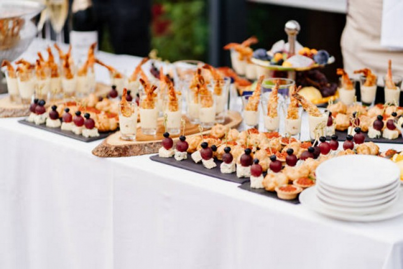 buffet para inauguração de empresa