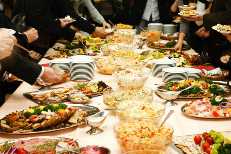 buffet para jantar empresarial