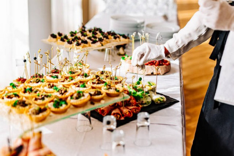 buffet para pequeno evento