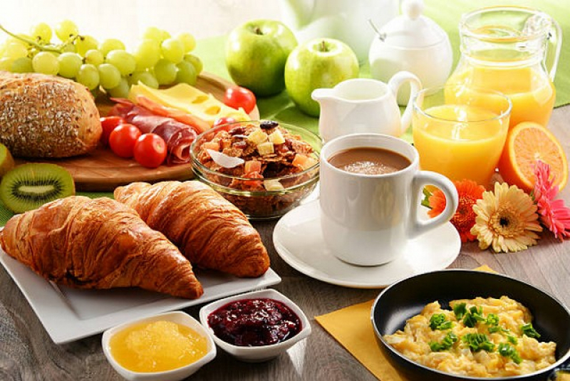 café da manhã empresa