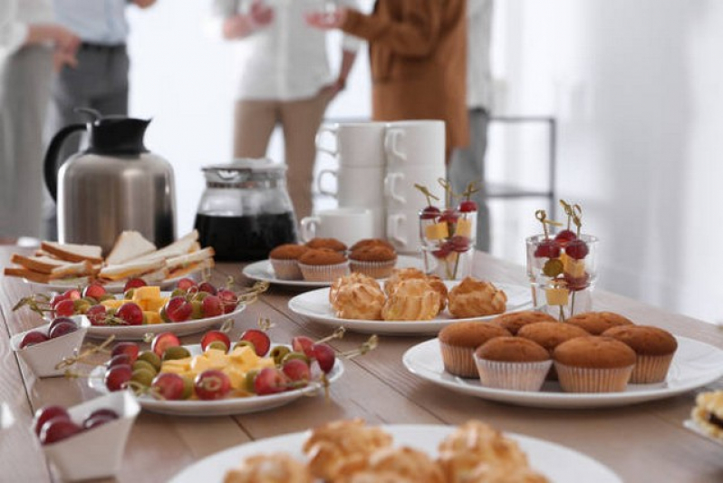 coffee break em inauguração