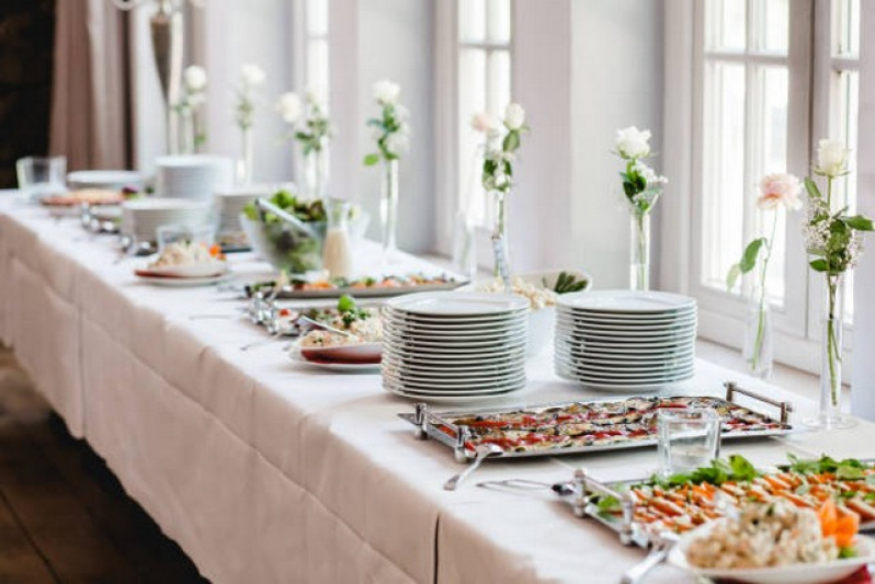 contratação de buffet em domicílio