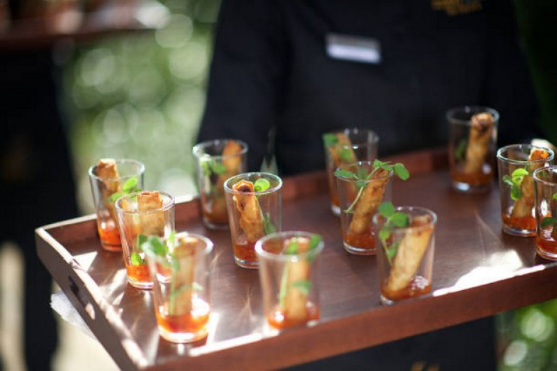 coquetel de empresa buffet