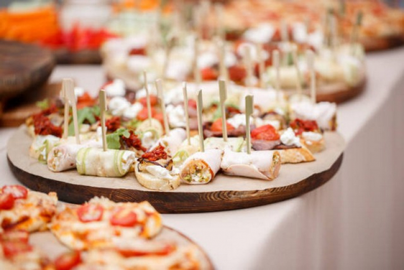 serviço de buffet para confraternização